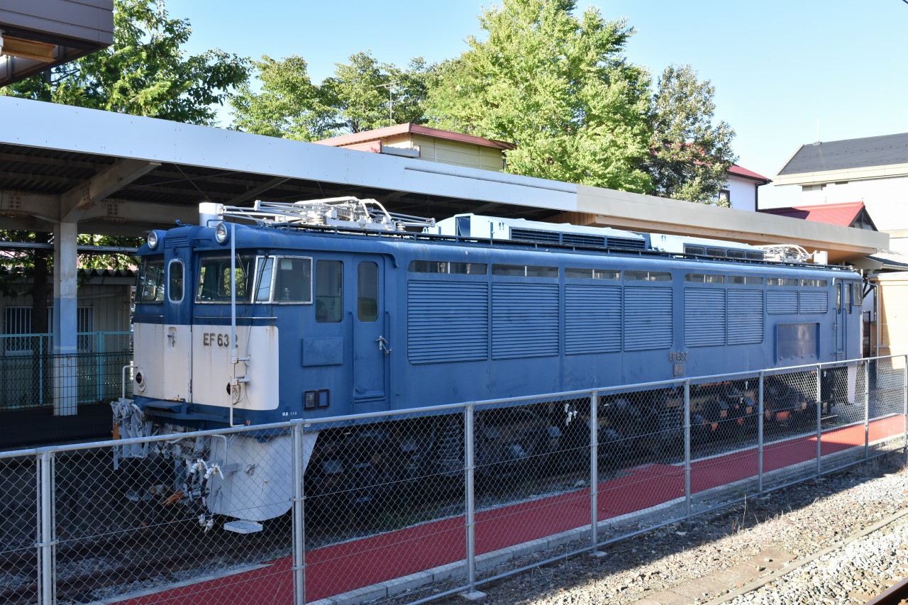 軽井沢駅に保存されている車両